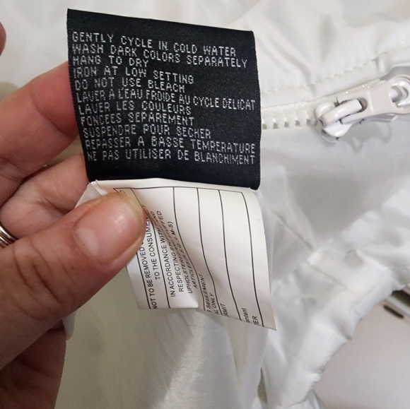 Suzy Shier, White, Mid Length, Hooded Winter jacket - Picture 5 of 6